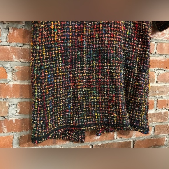 Anthropologie Ett Twa Multicolor Tweed Women's Coat Size XS - Picture 14 of 16